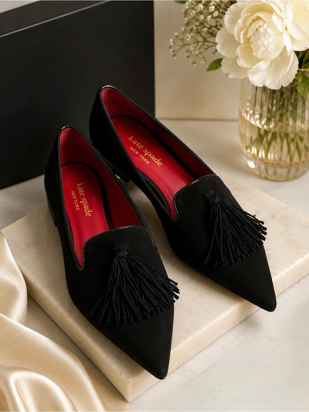 Kate Spade New York Black Loafers –Embelished Edition - Women’s US 9.5 * NWOT*